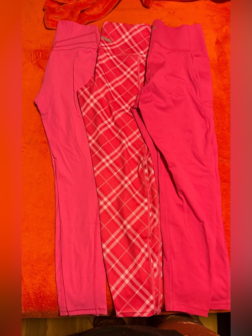 Lot of 3 Pink Workout leggings